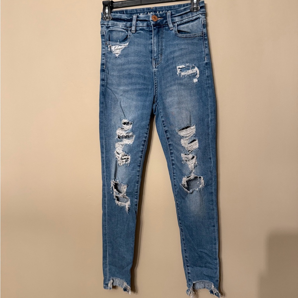 American Eagle Distressed Jeggings